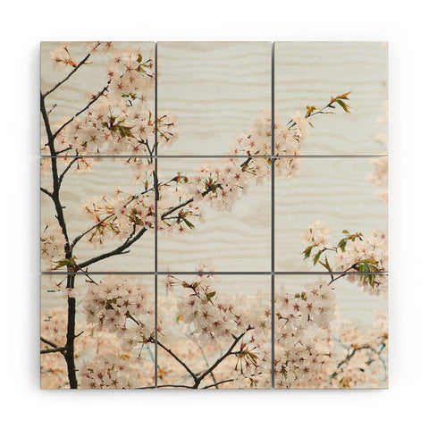 Catherine McDonald Cherry Blossoms In Seoul Wood Wall Mural