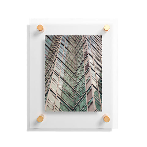 Catherine McDonald City Chevron Floating Acrylic Print