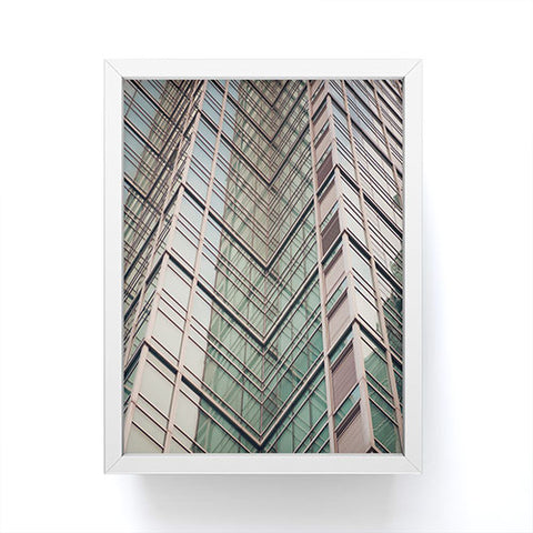 Catherine McDonald City Chevron Framed Mini Art Print
