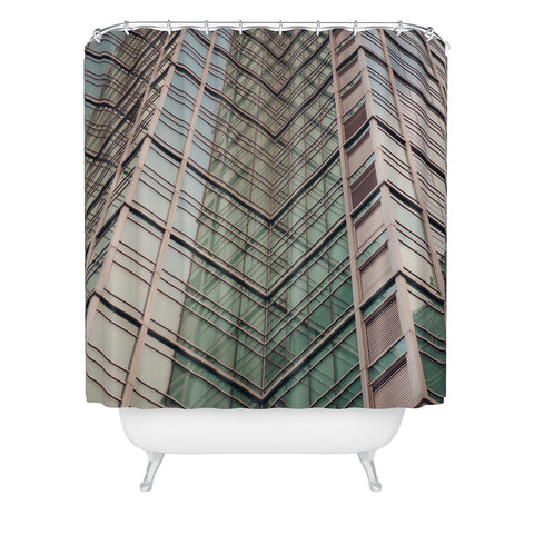 Catherine McDonald City Chevron Shower Curtain