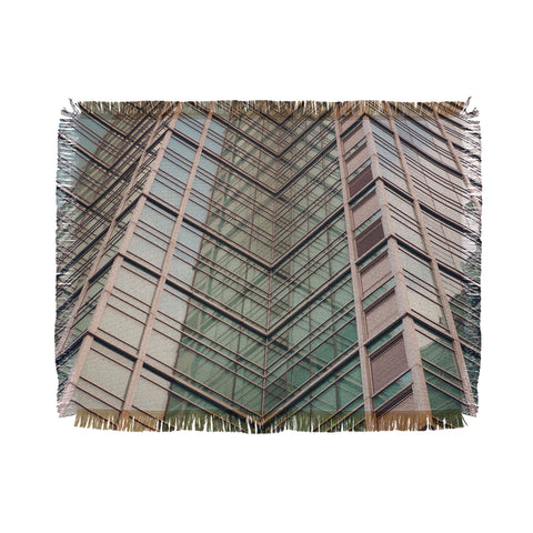 Catherine McDonald City Chevron Throw Blanket