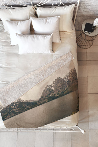 Catherine McDonald Cool Summer Snow Fleece Throw Blanket