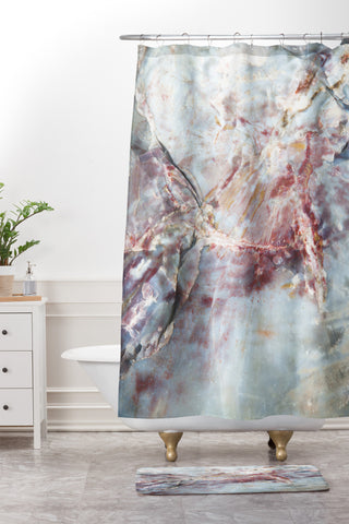 Catherine McDonald Crystal Forest Shower Curtain And Mat