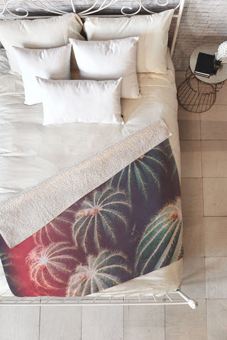 Catherine McDonald DESERT AURA Fleece Throw Blanket