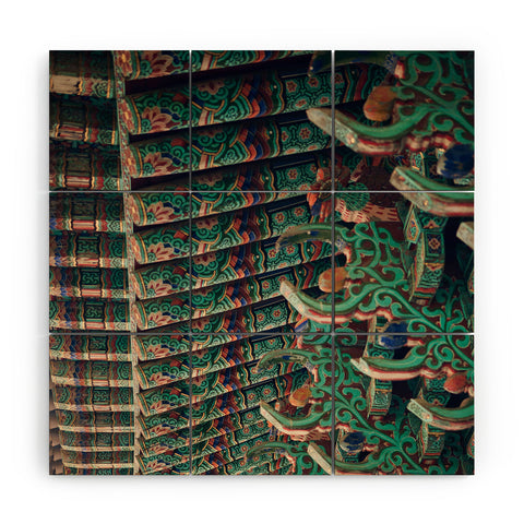 Catherine McDonald Details Wood Wall Mural