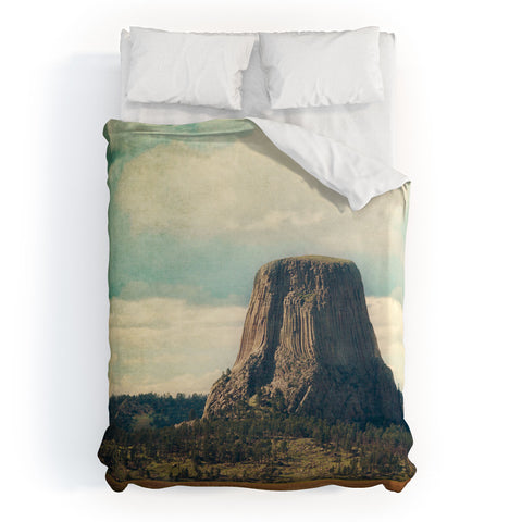 Catherine McDonald Devils Tower Duvet Cover