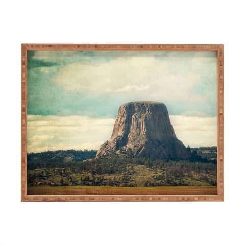 Catherine McDonald Devils Tower Rectangular Tray