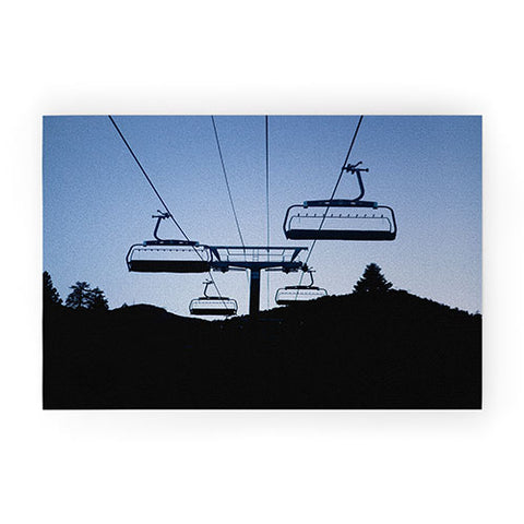 Catherine McDonald Dusk over Mammoth Mountain Welcome Mat