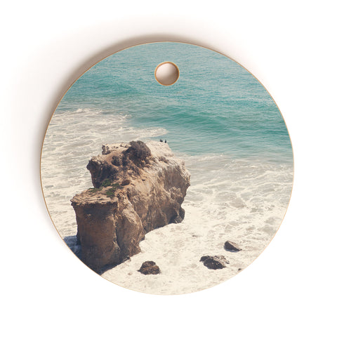 Catherine McDonald El Matador Beach Malibu Cutting Board Round