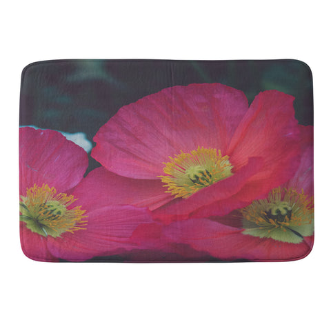 Catherine McDonald Electric Poppies Memory Foam Bath Mat