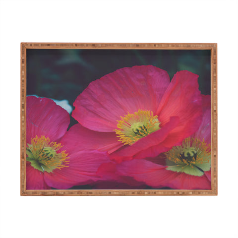 Catherine McDonald Electric Poppies Rectangular Tray