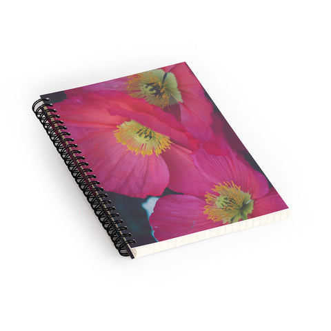 Catherine McDonald Electric Poppies Spiral Notebook