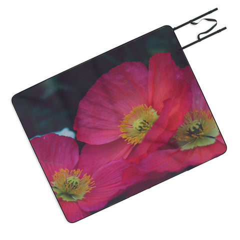Catherine McDonald Electric Poppies Picnic Blanket