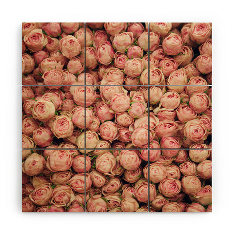 Catherine McDonald Flower Market 2 Wood Wall Mural