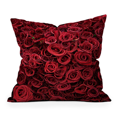 Catherine McDonald Flower Market 3 Throw Pillow
