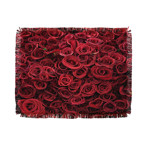 Catherine McDonald Flower Market 3 Throw Blanket