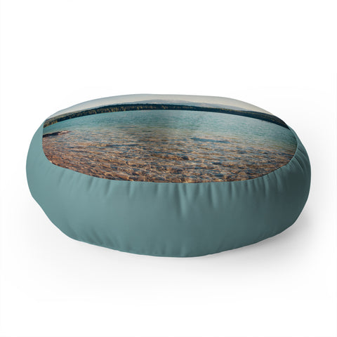 Catherine McDonald Glacier Summer Floor Pillow Round