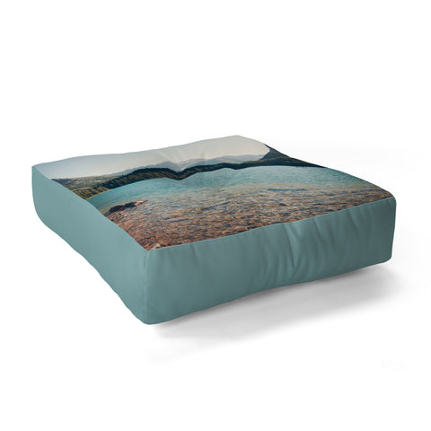 Catherine McDonald Glacier Summer Floor Pillow Square
