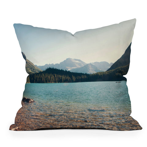 Catherine McDonald Glacier Summer Throw Pillow