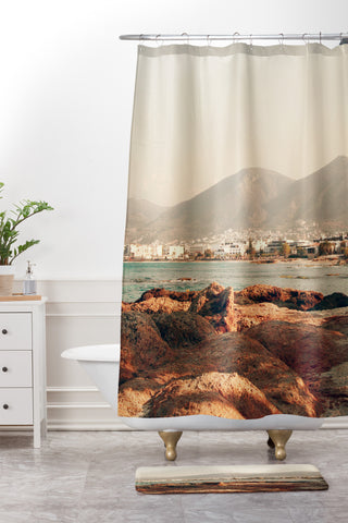 Catherine McDonald Hersonissos Shower Curtain And Mat