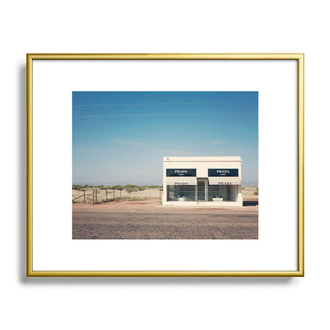 Catherine McDonald Irony in West Texas Metal Framed Art Print