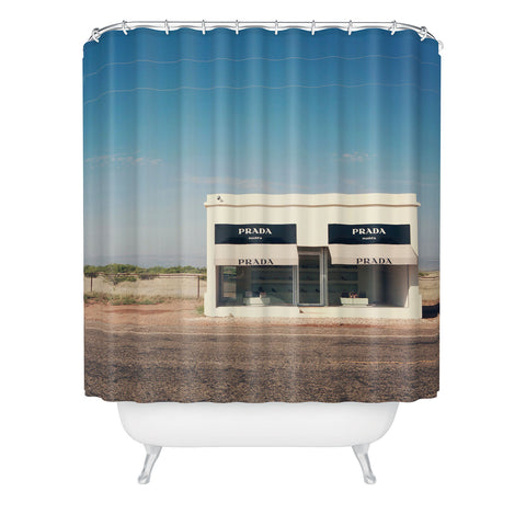 Catherine McDonald Irony in West Texas Shower Curtain