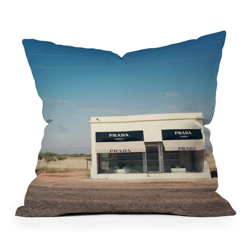 Catherine McDonald Irony in West Texas Throw Pillow