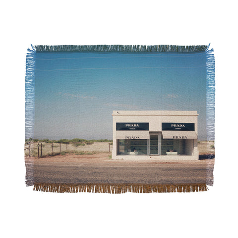 Catherine McDonald Irony in West Texas Throw Blanket