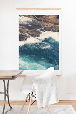 Catherine McDonald Land Meets Sea Art Print And Hanger
