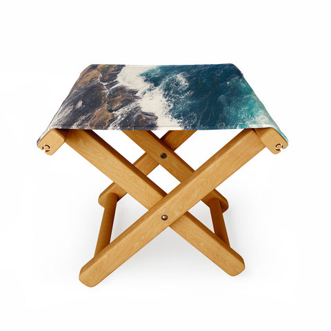 Catherine McDonald Land Meets Sea Folding Stool