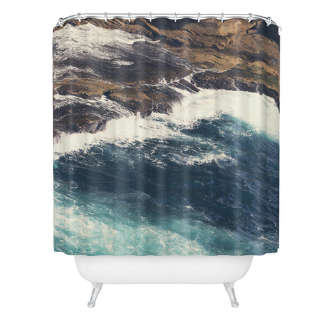 Catherine McDonald Land Meets Sea Shower Curtain