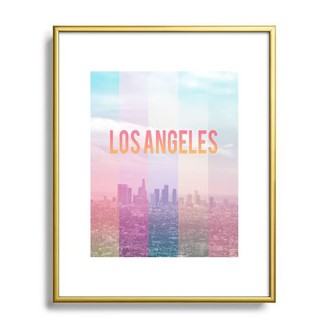 Catherine McDonald Los Angeles Metal Framed Art Print