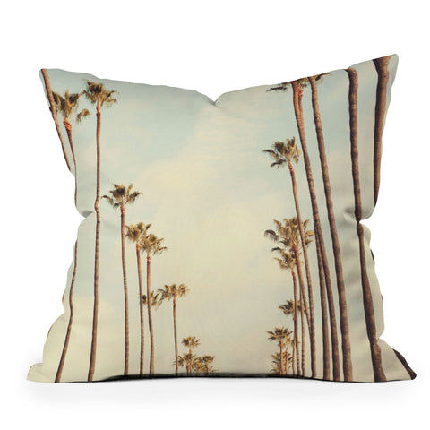 Catherine McDonald Los Angeles Palms Throw Pillow