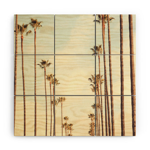 Catherine McDonald Los Angeles Palms Wood Wall Mural