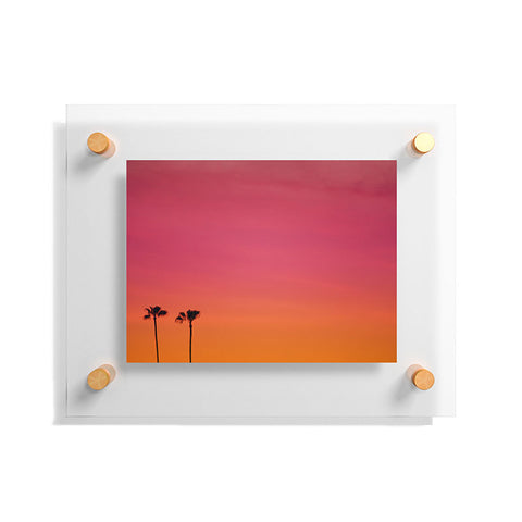 Catherine McDonald Los Angeles Sunset Floating Acrylic Print