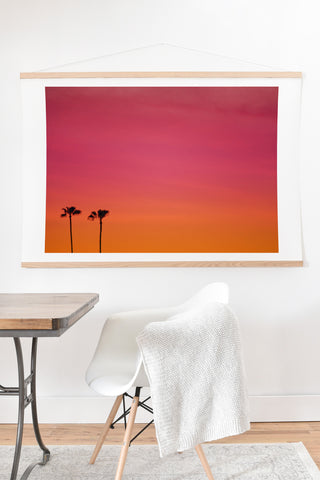 Catherine McDonald Los Angeles Sunset Art Print And Hanger