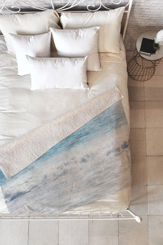 Catherine McDonald Malibu Waves Fleece Throw Blanket