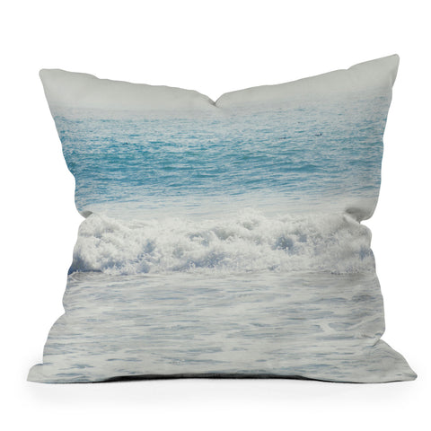 Catherine McDonald Malibu Waves Throw Pillow