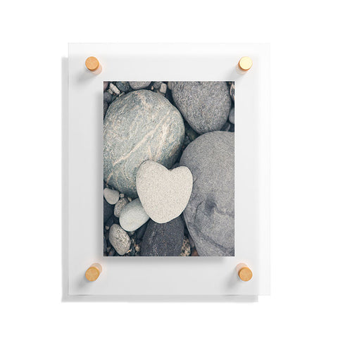 Catherine McDonald My Heart Shaped Rock Floating Acrylic Print