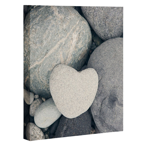 Catherine McDonald My Heart Shaped Rock Art Canvas