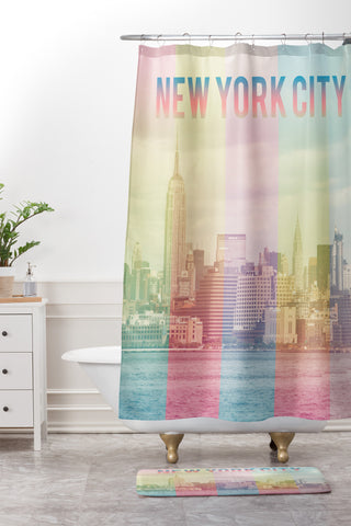 Catherine McDonald New York City Shower Curtain And Mat
