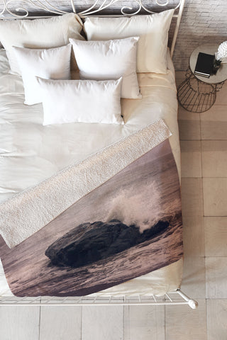 Catherine McDonald Northern California Beach Fleece Throw Blanket