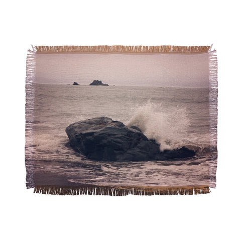 Catherine McDonald Northern California Beach Throw Blanket
