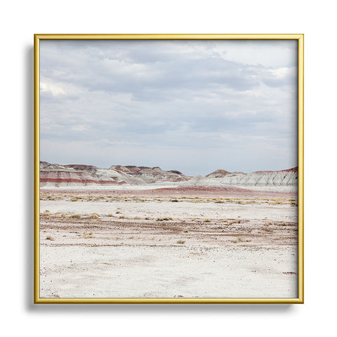 Catherine McDonald Painted Desert Metal Square Framed Art Print