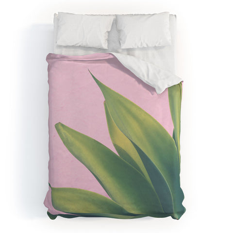 Catherine McDonald Pink Agave Duvet Cover