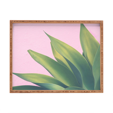 Catherine McDonald Pink Agave Rectangular Tray