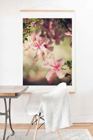 Catherine McDonald Pink Hibiscus Art Print And Hanger