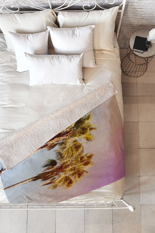 Catherine McDonald Pot of Golden State Fleece Throw Blanket