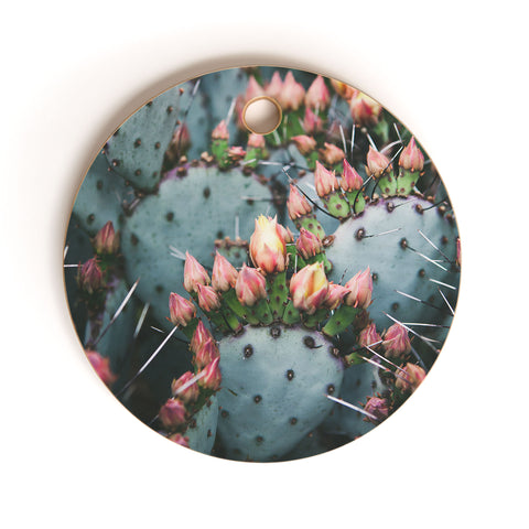 Catherine McDonald Prickly Pear Cutting Board Round