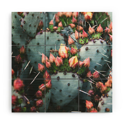 Catherine McDonald Prickly Pear Wood Wall Mural